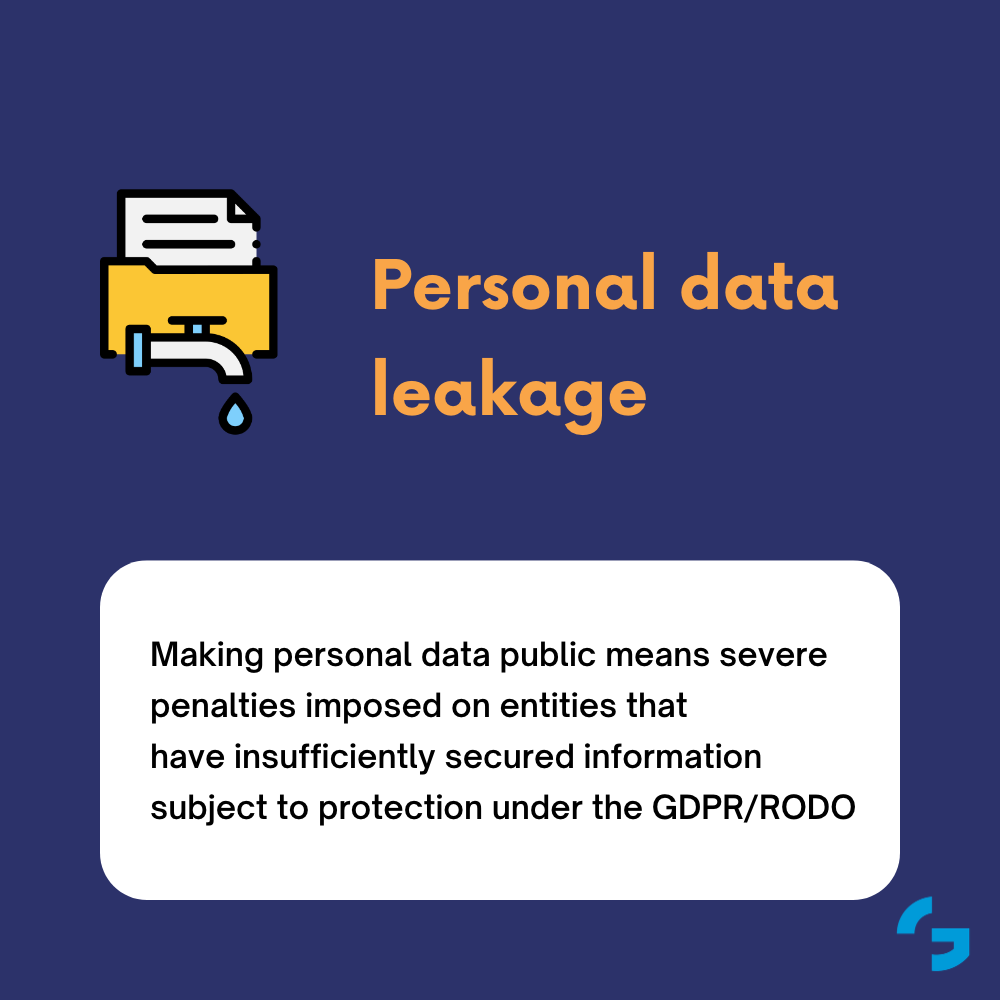 Making personal data public means severe penalties imposed on entities that have insufficiently secured information subject to protection under the GDPR